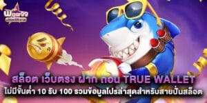 สล็อต เว็บตรง ฝาก ถอน true wallet ไม่มี ขั้น ต่ํา 10 รับ 100 รวมข้อมูลโปรล่าสุดสำหรับสายปั่นสล็อต